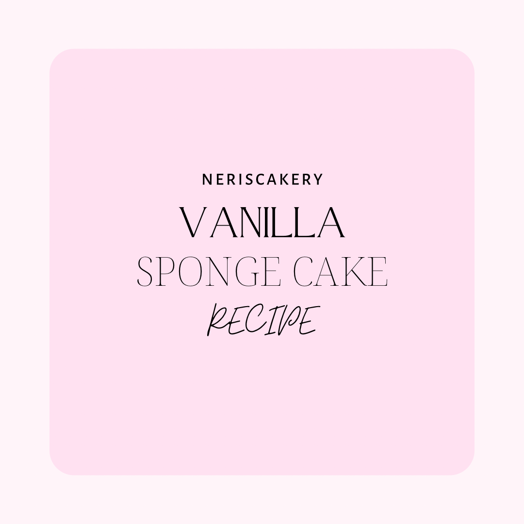 Vanilla sponge cake recipe