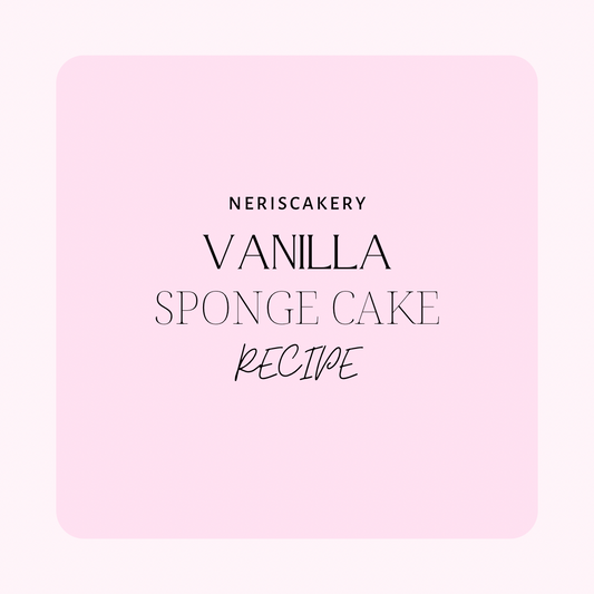 Vanilla sponge cake recipe